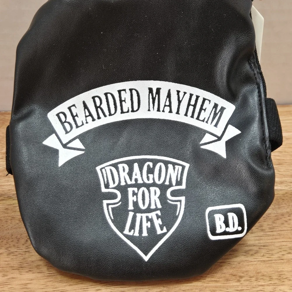 Bearded Dragon Biker Costume Pet Reptile Outfit Beardie Halloween Leather...